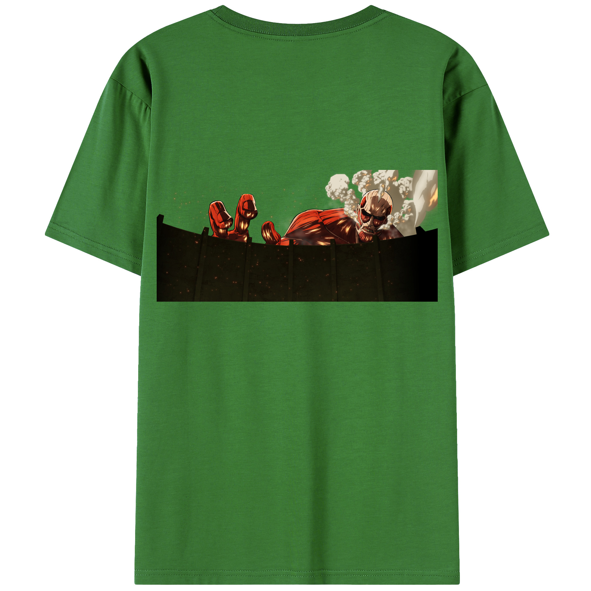 （画像用） 進撃の巨人 Attack on Titan レディース半袖Tシャツ(バックプリント)